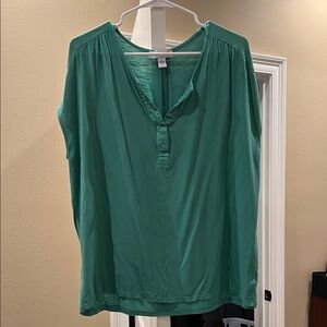 Nine West Teal Blouse